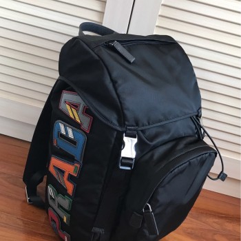 프라다 PRADA   리나일론 삼각 로고 백팩 2VZ135