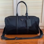 프라다 PRADA 나일론 키폴