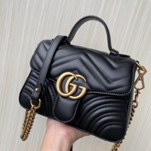 구찌 GUCCI  GG 마몽 미니 탑 핸들 백  547260