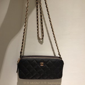 샤넬 CHANEL 체인 크로스백 금장/은장