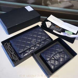 샤넬 CHANEL WOC 체인 크로스백 금장/은장