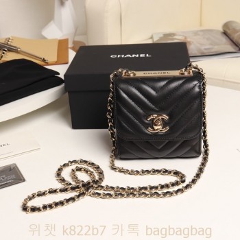 샤넬 CHANEL 퀄팅 체인 클러치백 미니 A81633 