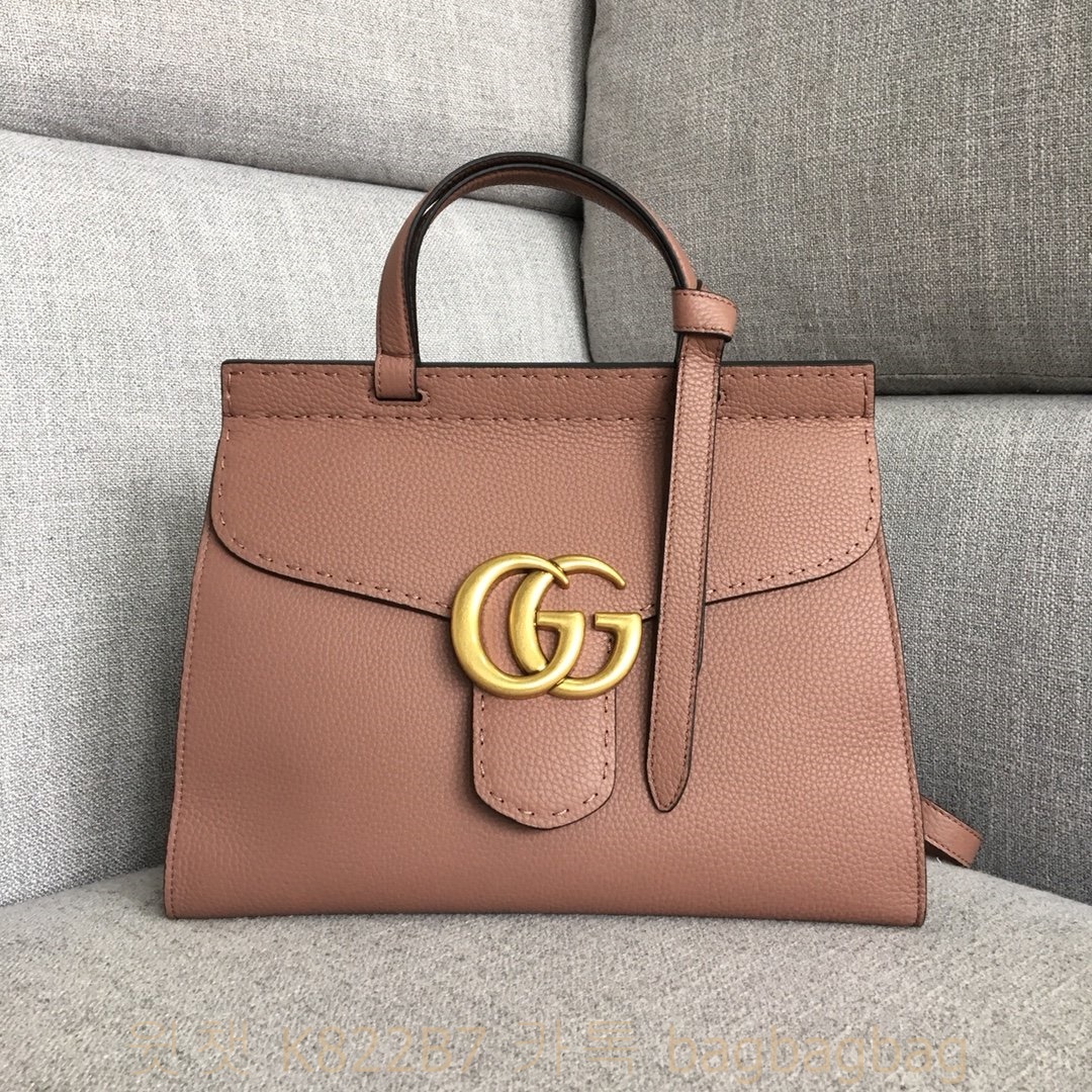 구찌 GUCCI  GG마몬트 스몰 탑핸들백 421890