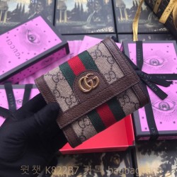 구찌 GUCCI  오피디아  GG 반지갑 523174