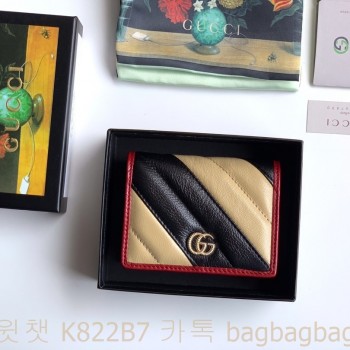구찌 GUCCI GG 마몽 카드 케이스 반지갑 573811