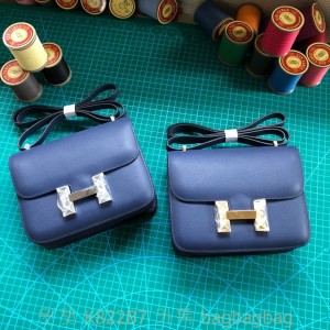 에르메스 HERMES 콘스탄스 epsom가죽 금장 은장