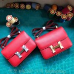 에르메스 HERMES 콘스탄스 epsom가죽 금장 은장