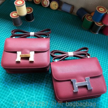 에르메스 HERMES 콘스탄스 epsom가죽 금장 은장