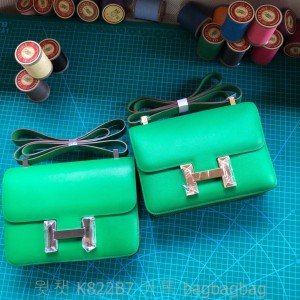 에르메스 HERMES 콘스탄스 epsom가죽 금장 은장
