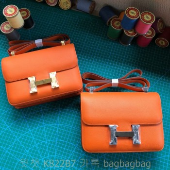에르메스 HERMES 콘스탄스 epsom가죽 금장 은장