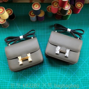 에르메스 HERMES 콘스탄스 epsom가죽 금장 은장