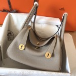 에르메스 HERMES 린디 Lindy Togo가죽 금장 은장