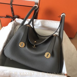 에르메스 HERMES 린디 Lindy Togo가죽 금장 은장