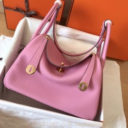 에르메스 HERMES 린디 Lindy Togo가죽 금장 은장