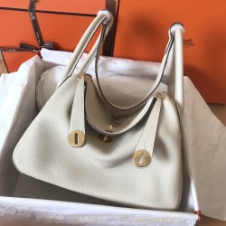 에르메스 HERMES 린디 Lindy Togo가죽 금장 은장