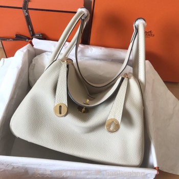 에르메스 HERMES 린디 Lindy Togo가죽 금장 은장