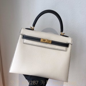 에르메스 HERMES 켈리백 Kelly epsom가죽 금장 은장