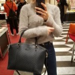 구찌GUCCI  마이크로시마 토트백 미듐 449657