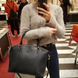 구찌GUCCI  마이크로시마 토트백 미듐 449657