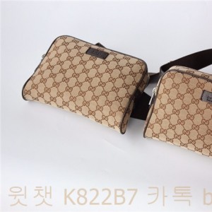 구찌 GUCCI 컨버스 GG 남녀공용 힙색 449174