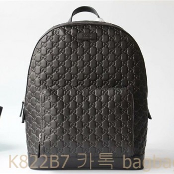 구찌 GUCCI 슈프림 레더 백팩 406370