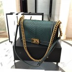 샤넬 CHANEL 보이백 뱀가죽캐비어 보이백 Leboy 25CM