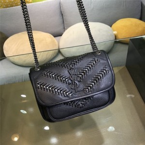 입생로랑 YSL 533037  22CM 니키 베이비 램스킨 숄더백 니키가방