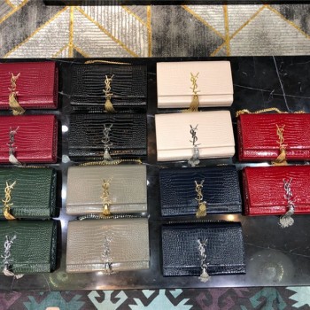 입생로랑 YSL 미디엄 체인 태슬백 354119