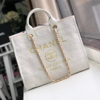 샤넬 CHANEL 캔버스 쇼퍼백 38CM