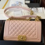 샤넬 CHANEL 캐비어 보이백 Leboy 25CM