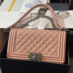 샤넬 CHANEL 캐비어 보이백 Leboy 25CM