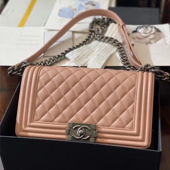 샤넬 CHANEL 캐비어 보이백 Leboy 25CM