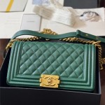 샤넬 CHANEL 캐비어 보이백 Leboy 25CM