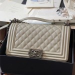 샤넬 CHANEL 캐비어 보이백 Leboy 25CM