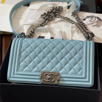 샤넬 CHANEL 캐비어 보이백 Leboy 25CM