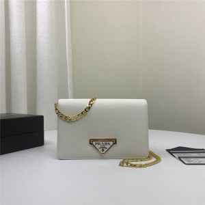 프라다 PRADA 사피아노 가죽 숄더백 1BP006