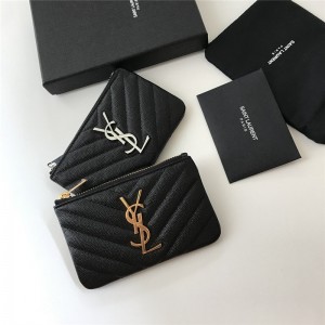 입생로랑 YSL 동전지갑 은장 금장