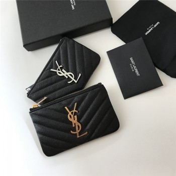 입생로랑 YSL 동전지갑 은장 금장