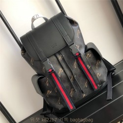 구찌 GUCCI 495563GG 블랙 소프트 GG 수프림 백팩