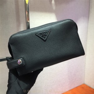 프라다 PRADA 2VF027  삼각로고 토로 핸들 파우치백 클러치백
