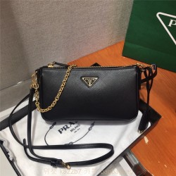 프라다 PRADA 사피아노 체인 스트랩 숄더백 1BH171