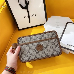 구찌 GUC 인터로킹 남성 파우치 625764 625764 클러치백