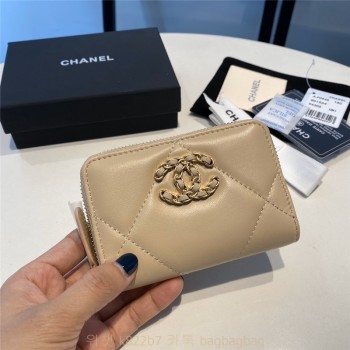 샤넬 CHANEL 19 지퍼지갑