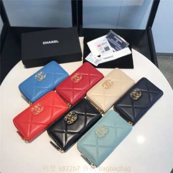 샤넬 CHANEL 19 장지갑