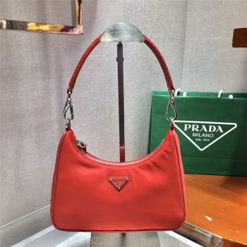 프라다 PRADA 나일론 숄더백 호보백  1BC204