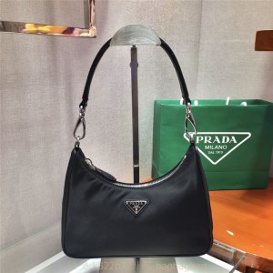 프라다 PRADA 나일론 숄더백 호보백  1BC204