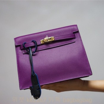 에르메스 HERMES 켈리백 Kelly Togo가죽 금장 은장