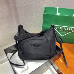 프라다 PRADA 나일론 브레이드 핸들백 1BC123
