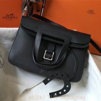 에르메스 HERMES 할잔백 togo가죽 금장 은장 30cm