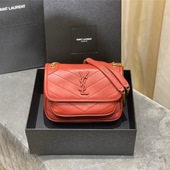 입생로랑 YSL 533037  22CM 니키 베이비 램스킨 숄더백 니키가방